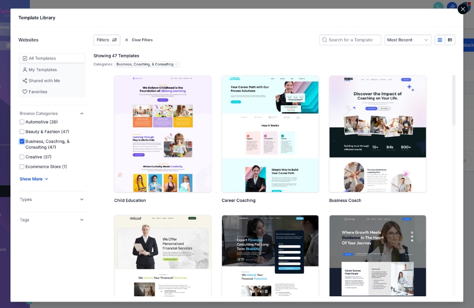 website builder